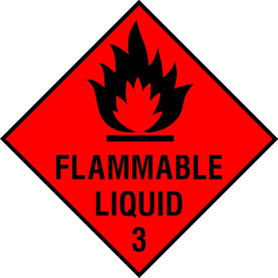 Flammable Liquid Signs and Stickers