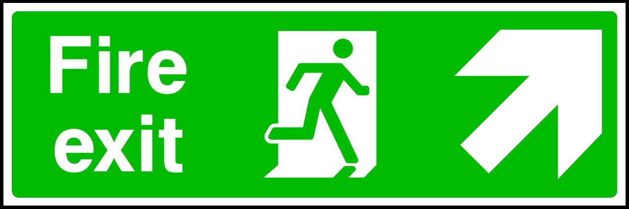 Emergency Exit Signs and Stickers
