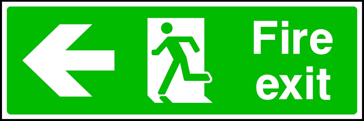 Emergency Exit Signs and Stickers