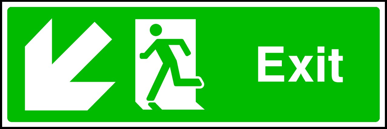 Emergency Exit Signs and Stickers