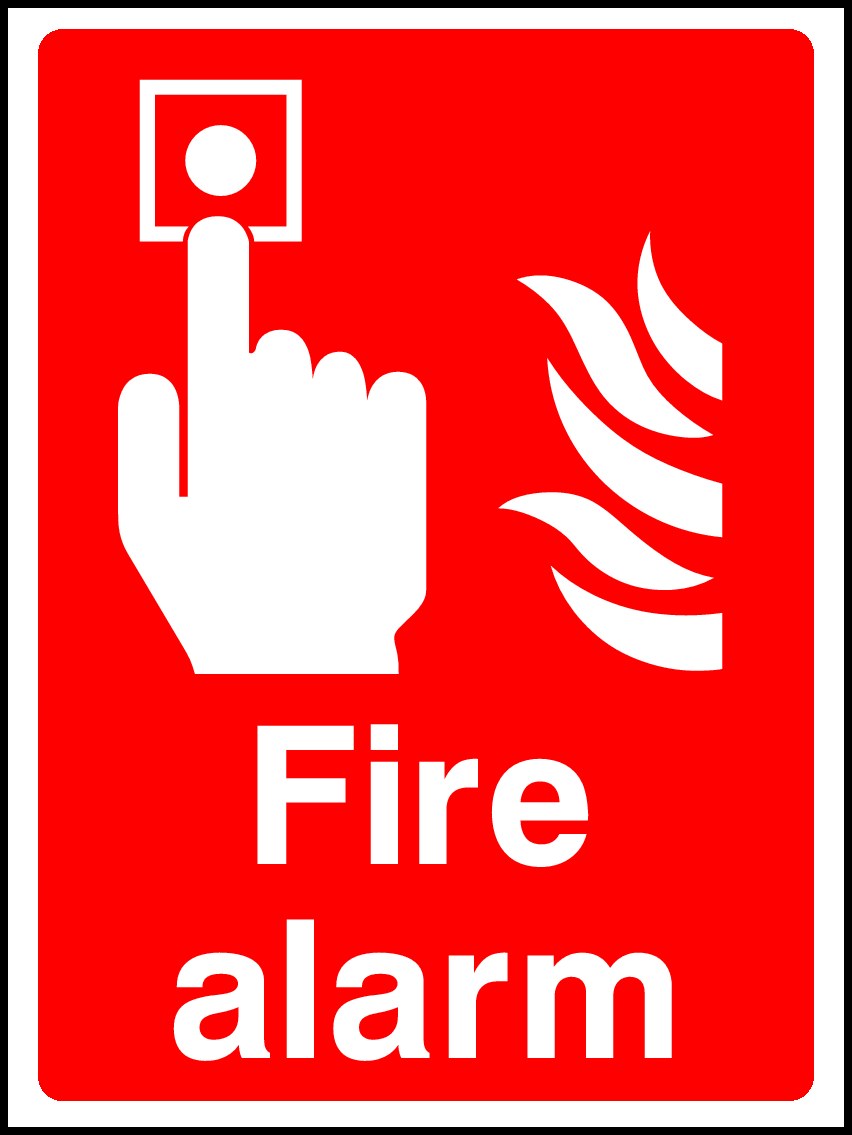 Fire Alarm Signs and Stickers