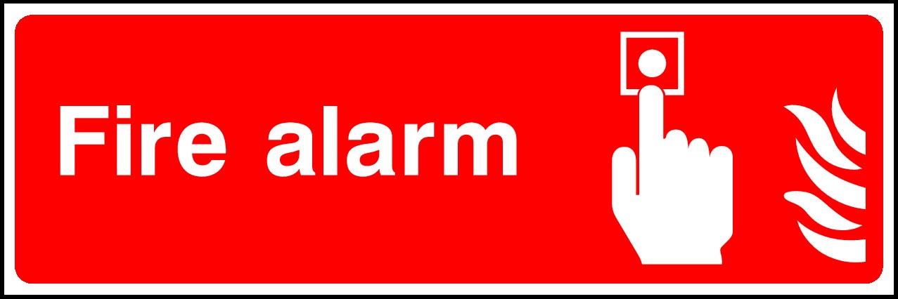 Fire Alarm Signs and Stickers