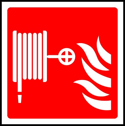 Fire Hose Signs and Stickers