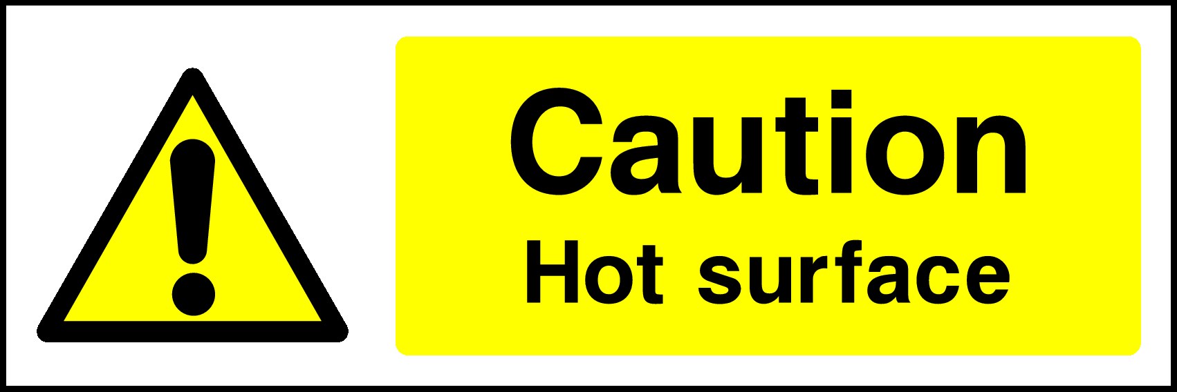 Hot Surface Signs and Stickers