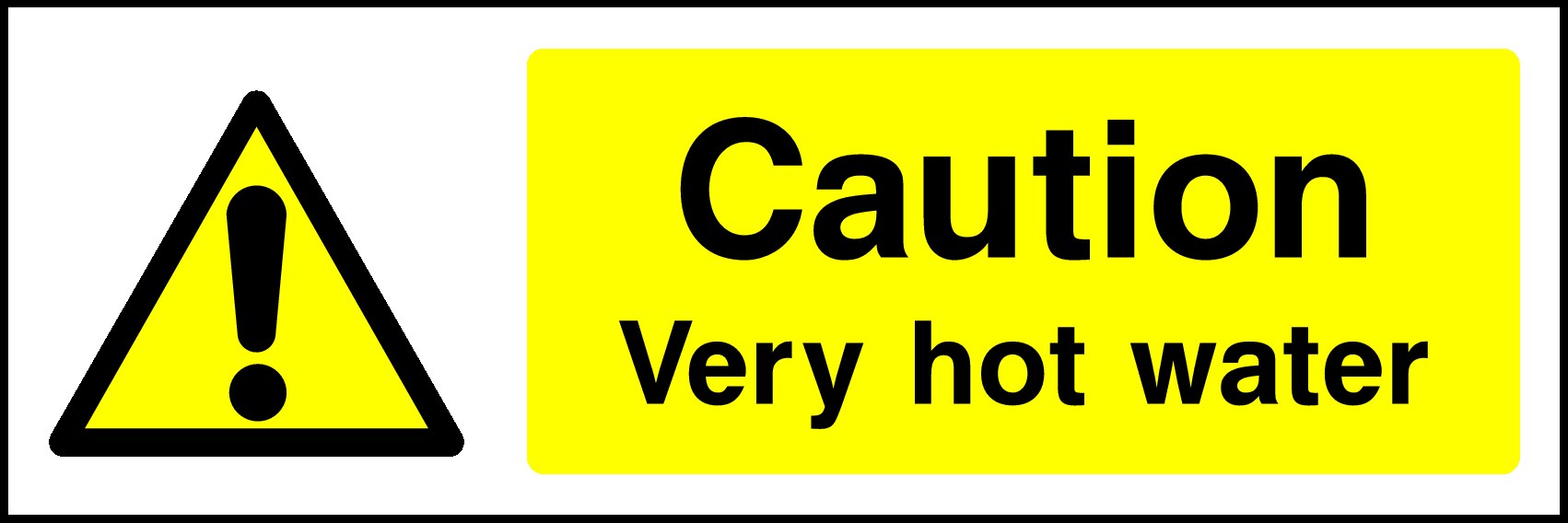 Hot Water Signs and Stickers