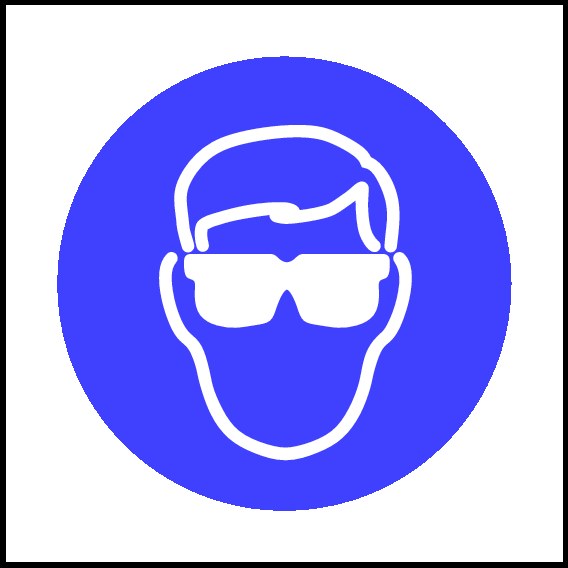Eye Protection Signs and Stickers