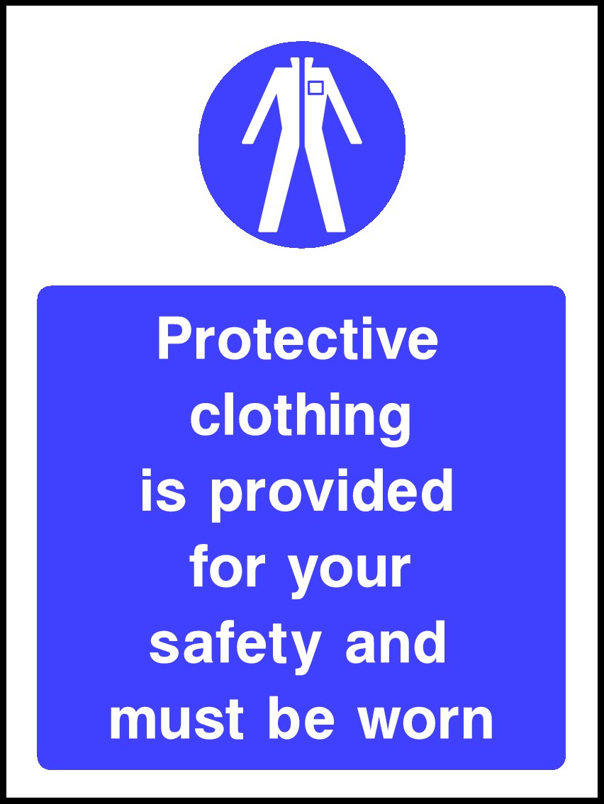 Protective Clothing Signs and Stickers