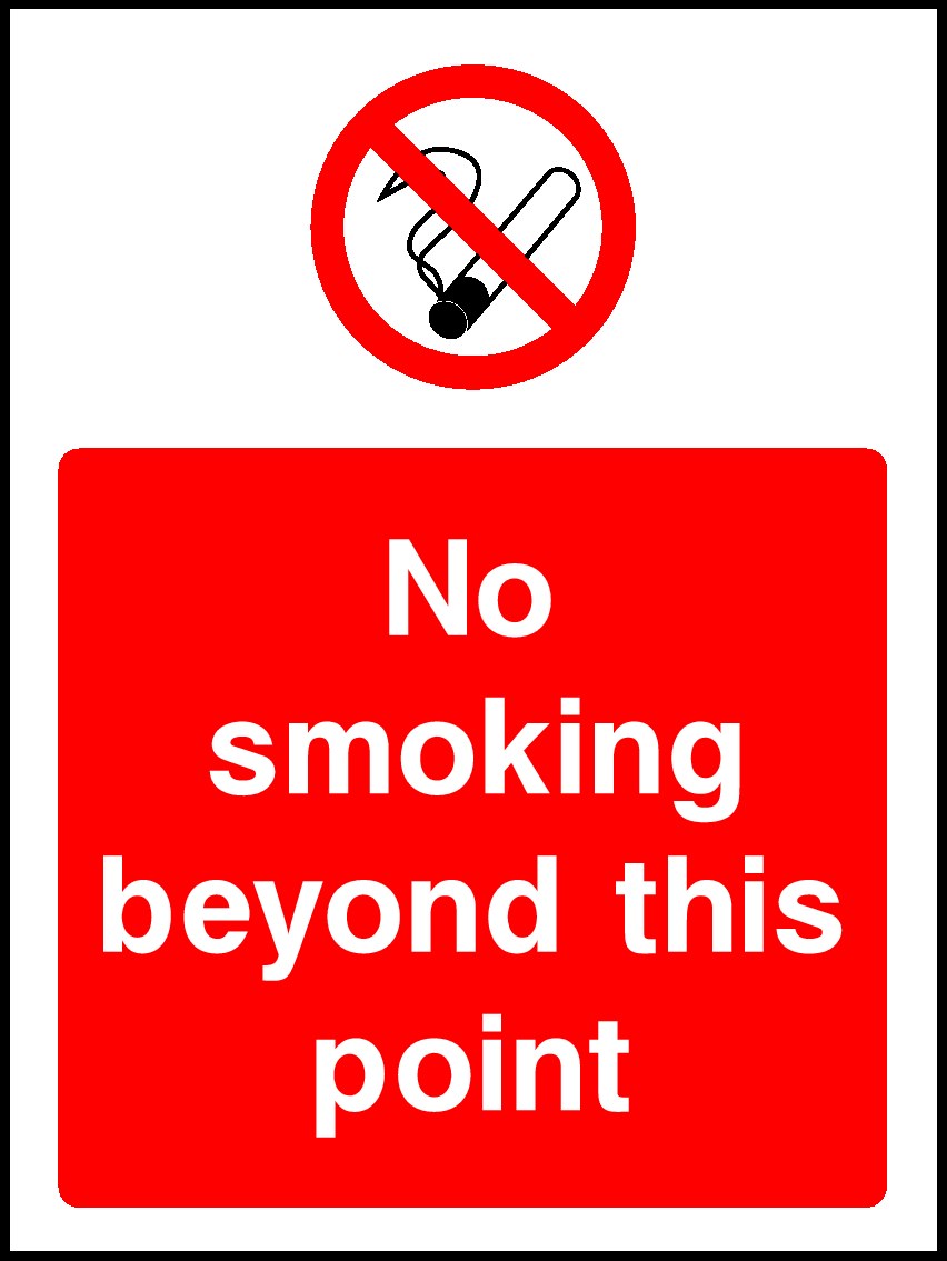 No Smoking Signs and Stickers