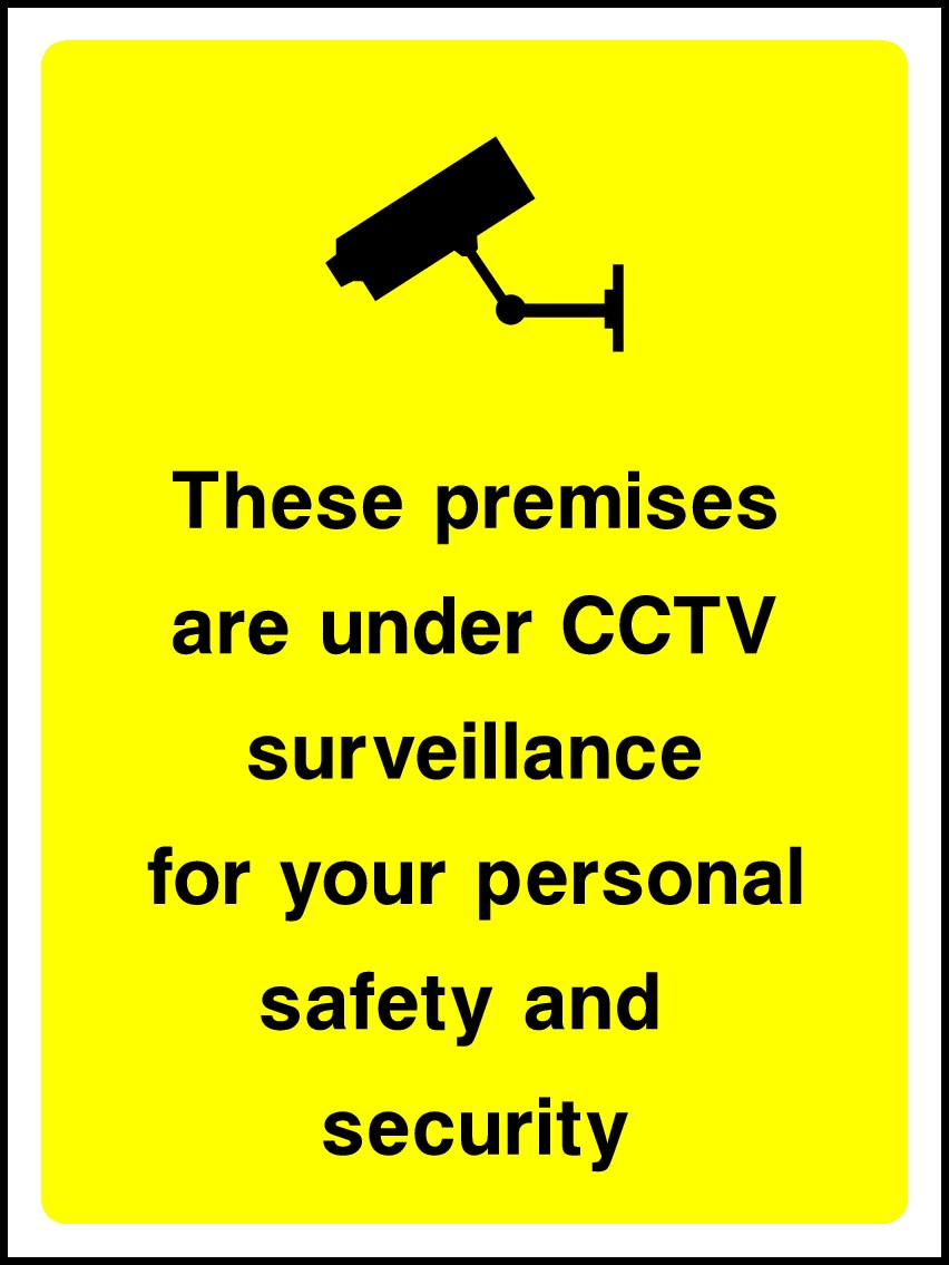CCTV In Operation Signs and Stickers