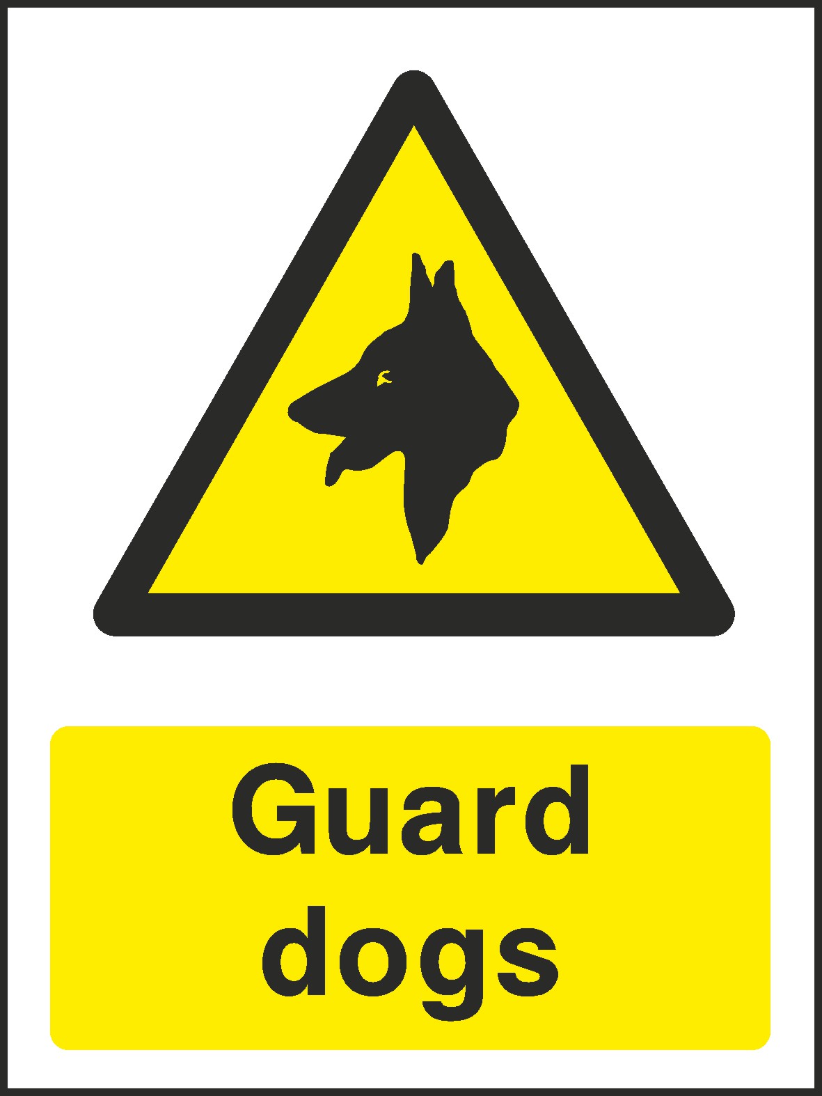 Guard Dogs Signs and Stickers