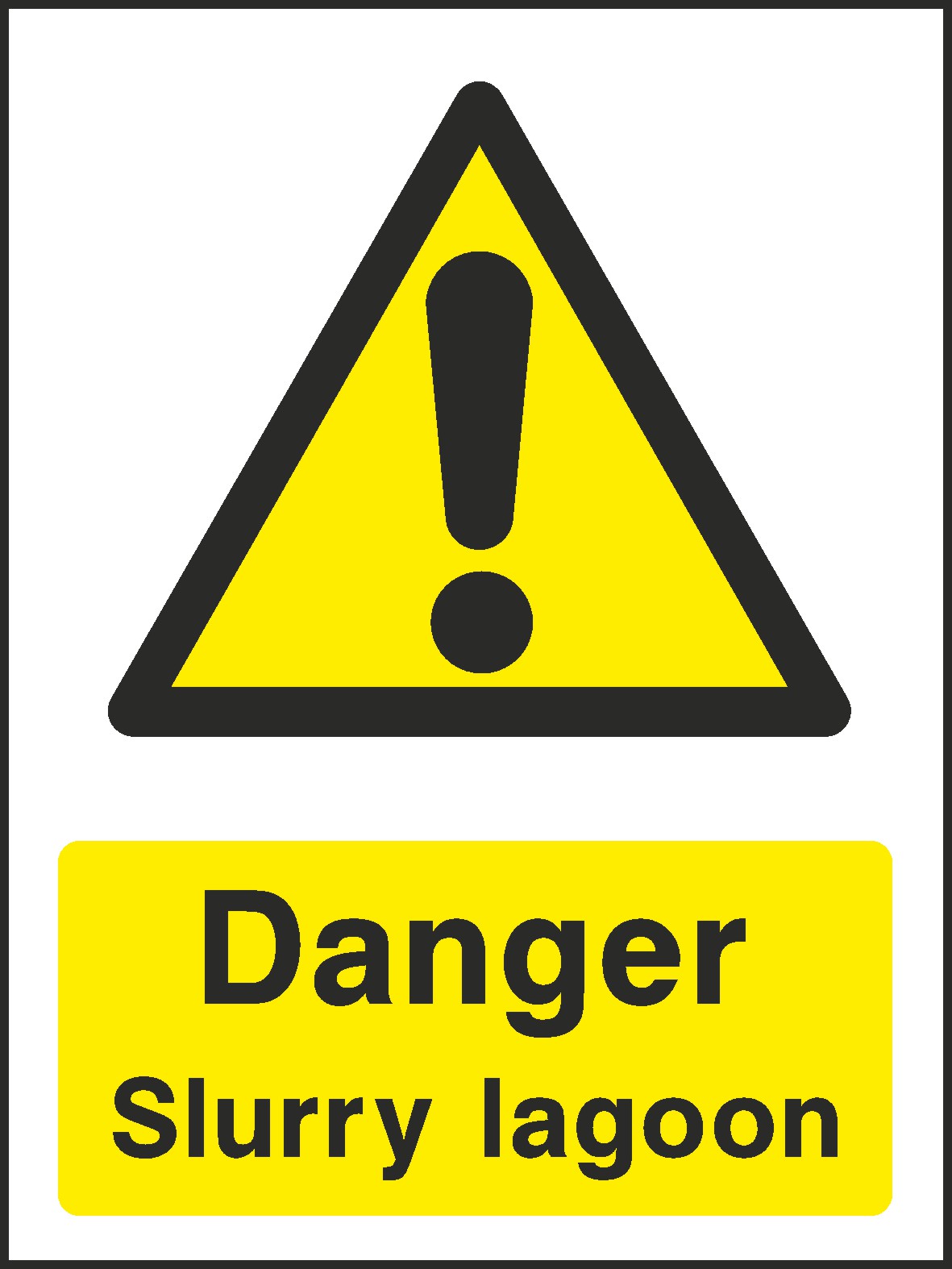 Slurry Lagoon Signs and Stickers