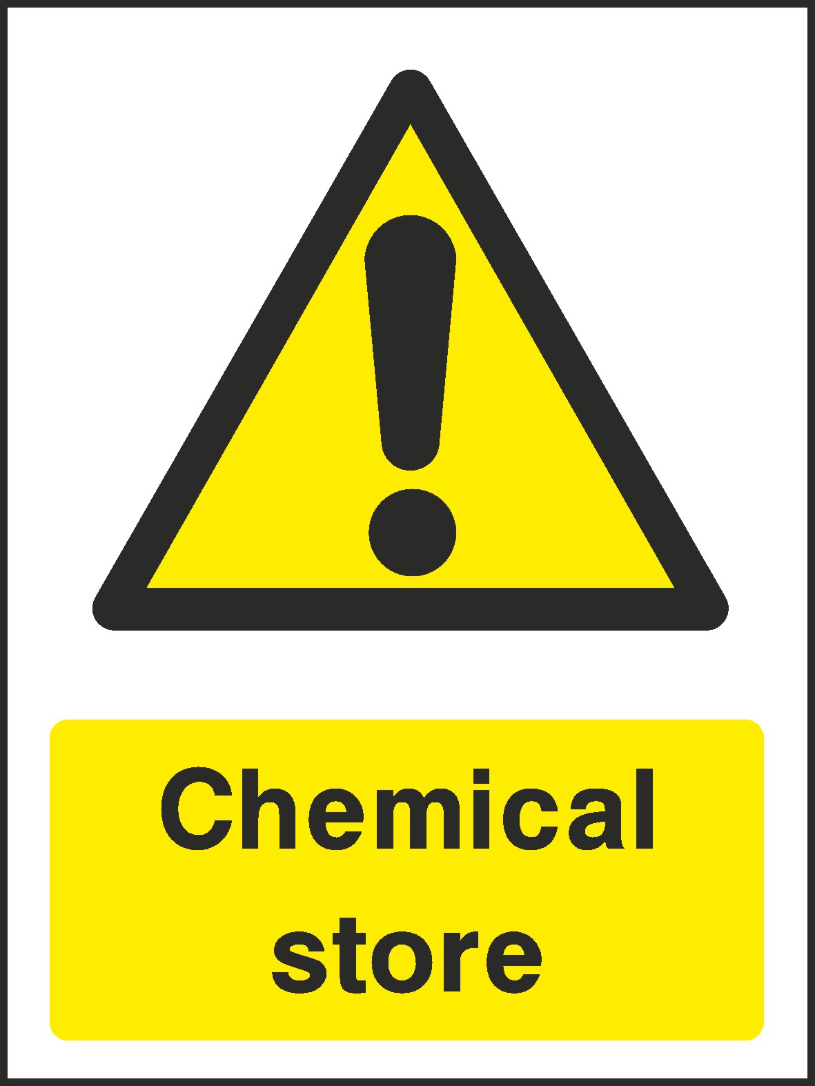 Chemical Store Signs and Stickers