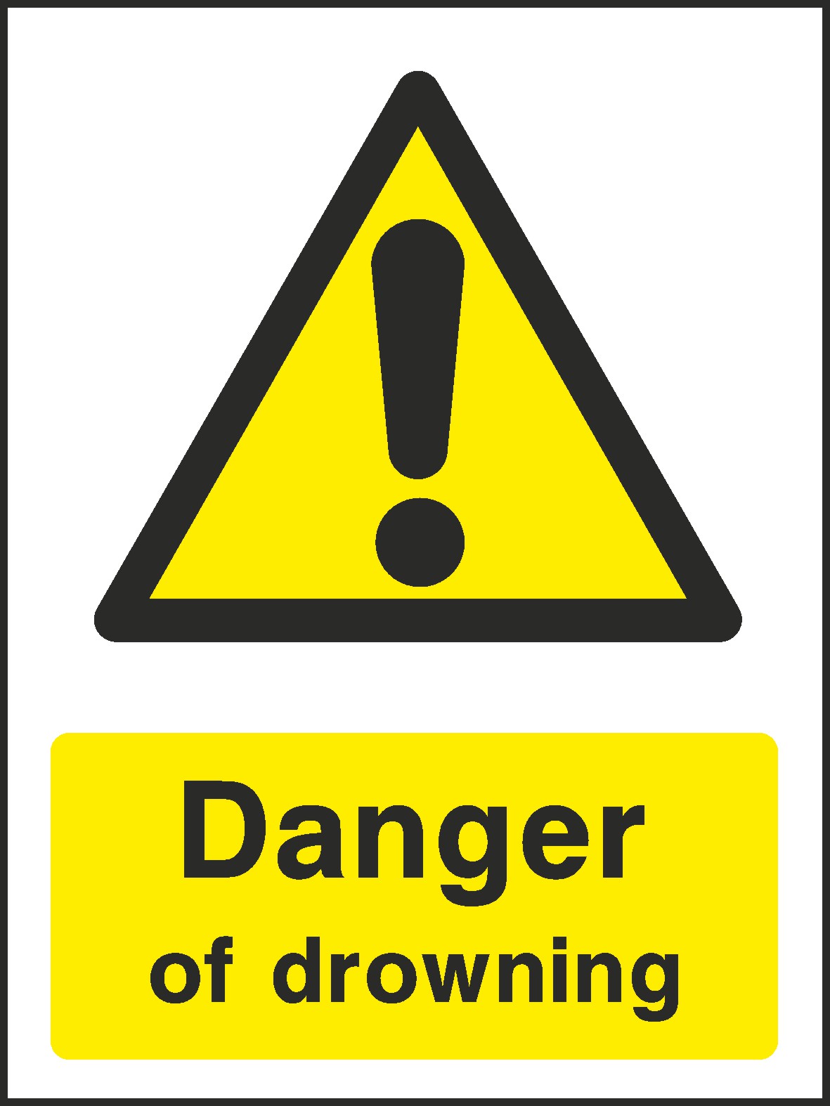 Drowning Signs and Stickers