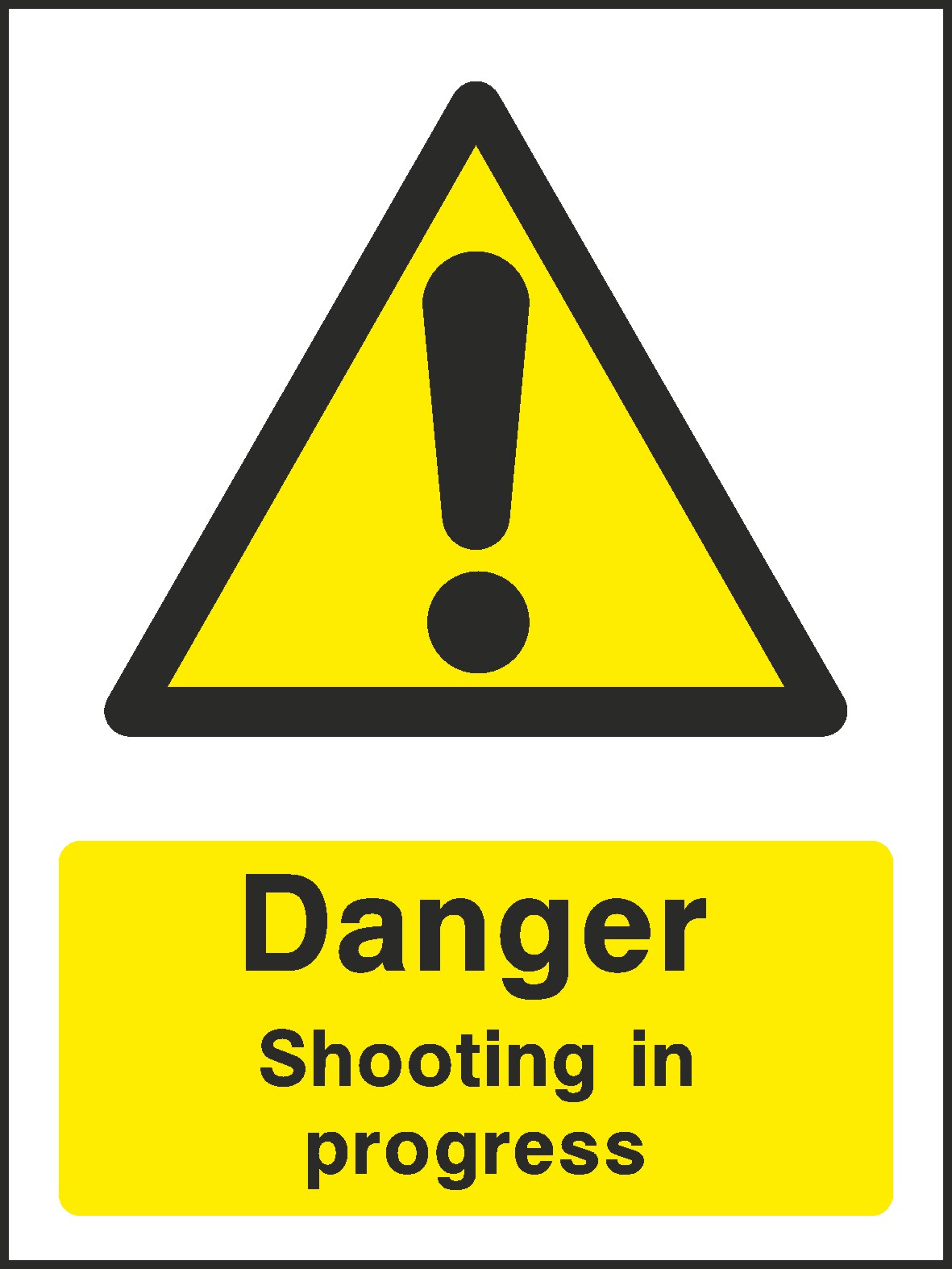 Shooting Signs and Stickers