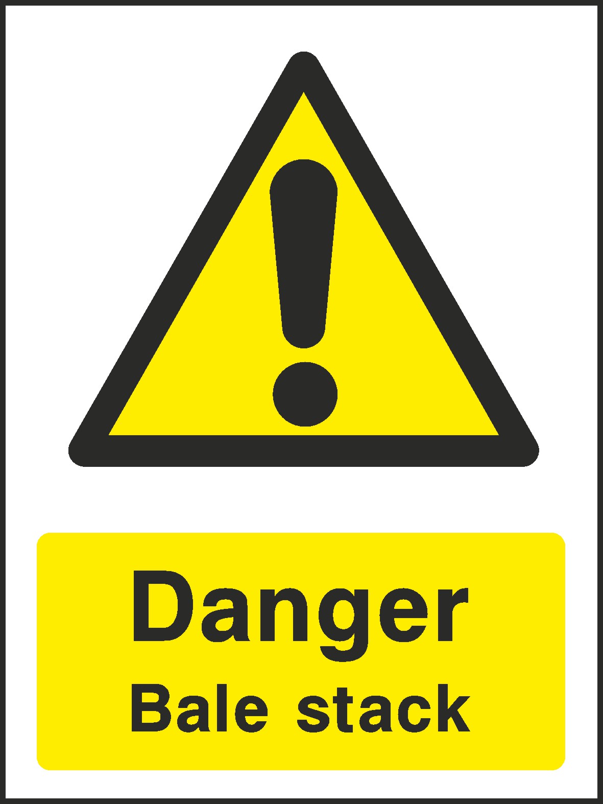 Bale Stack Signs and Stickers