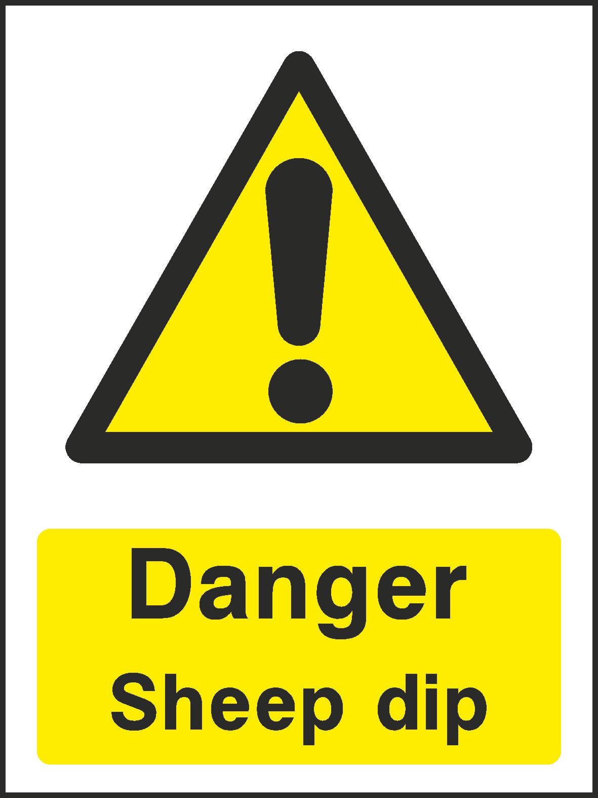 Sheep Dip Signs and Stickers