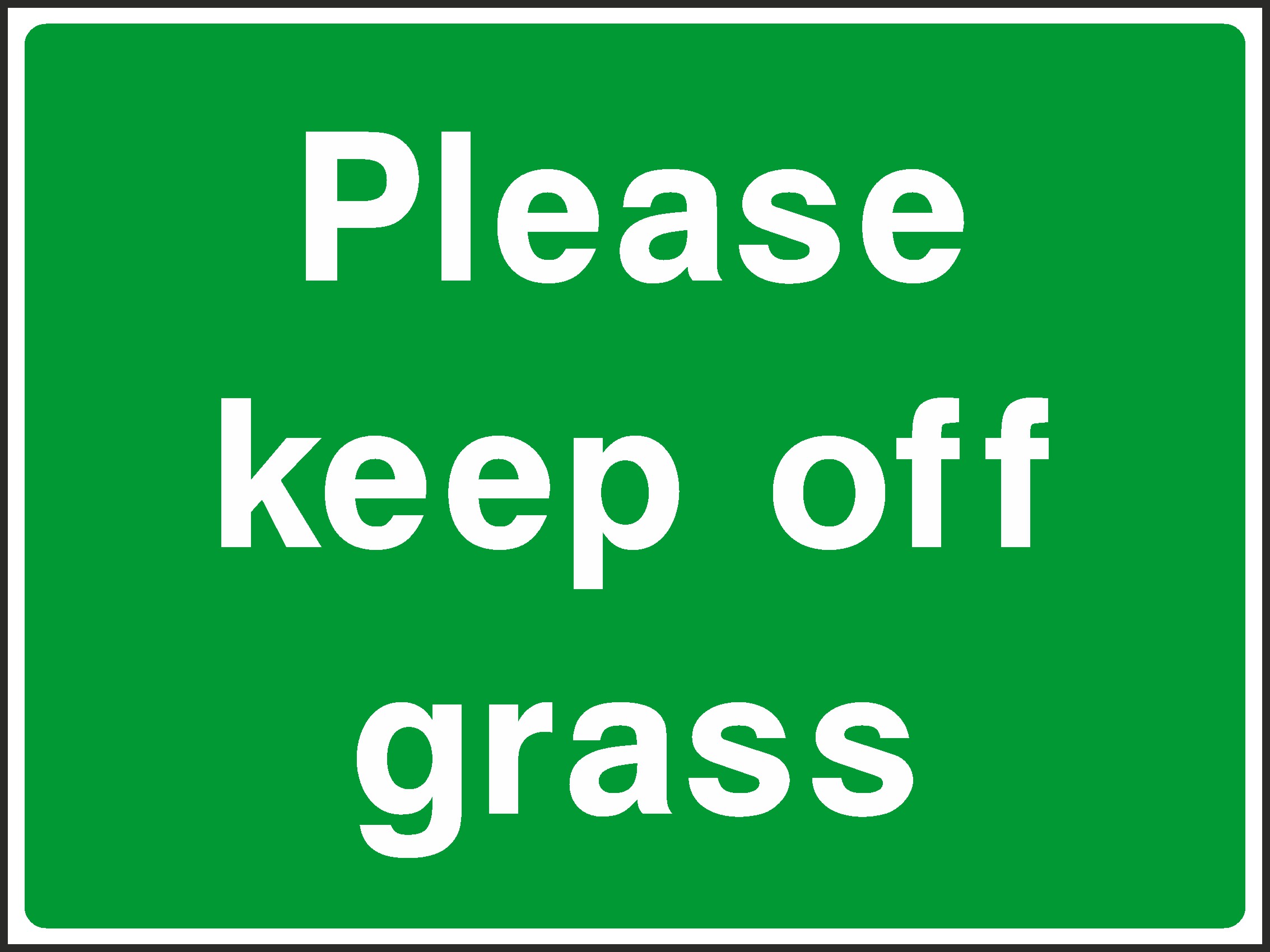 Keep Off Grass Signs and Stickers