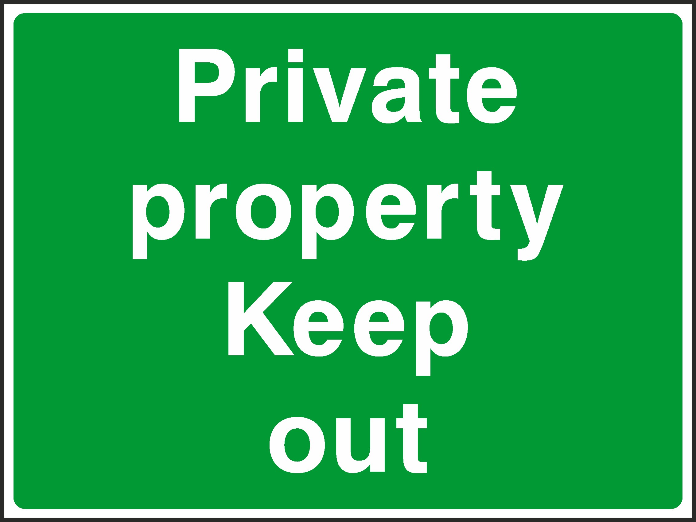 Private Property Keep Out Signs and Stickers