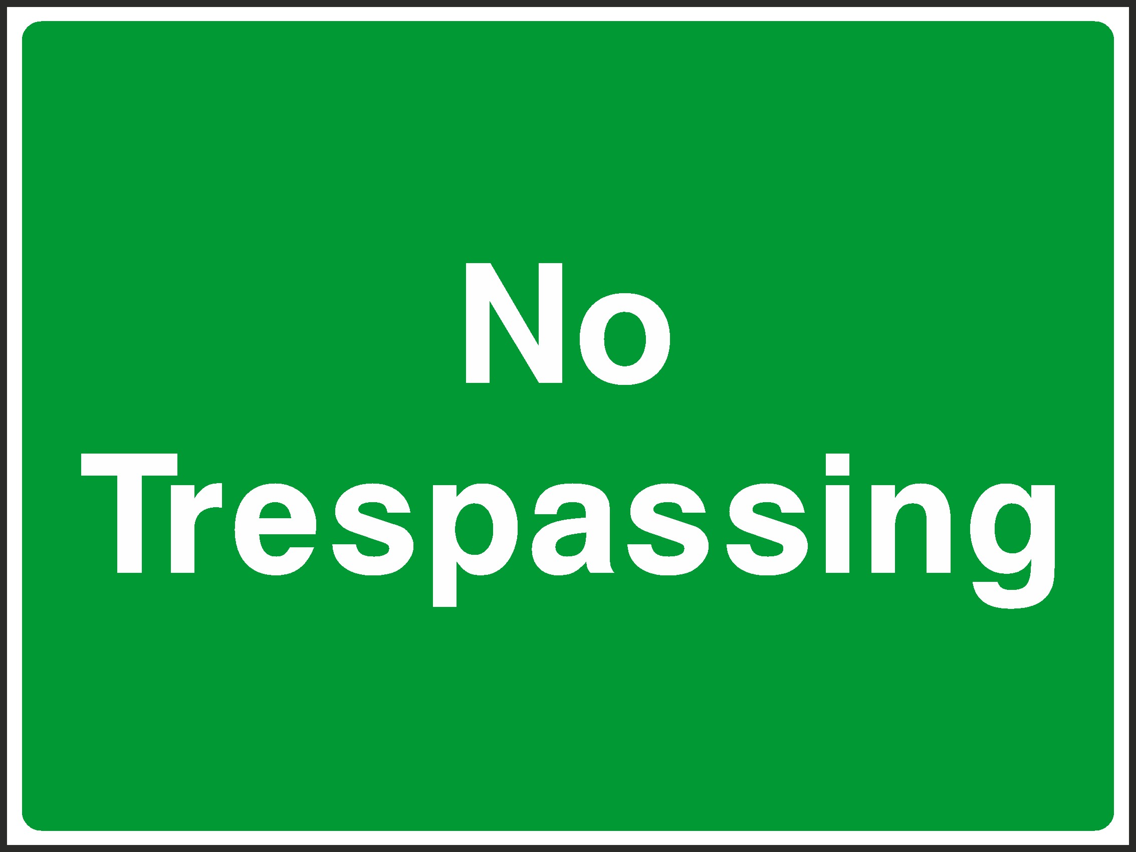 No Trespassing Signs and Stickers