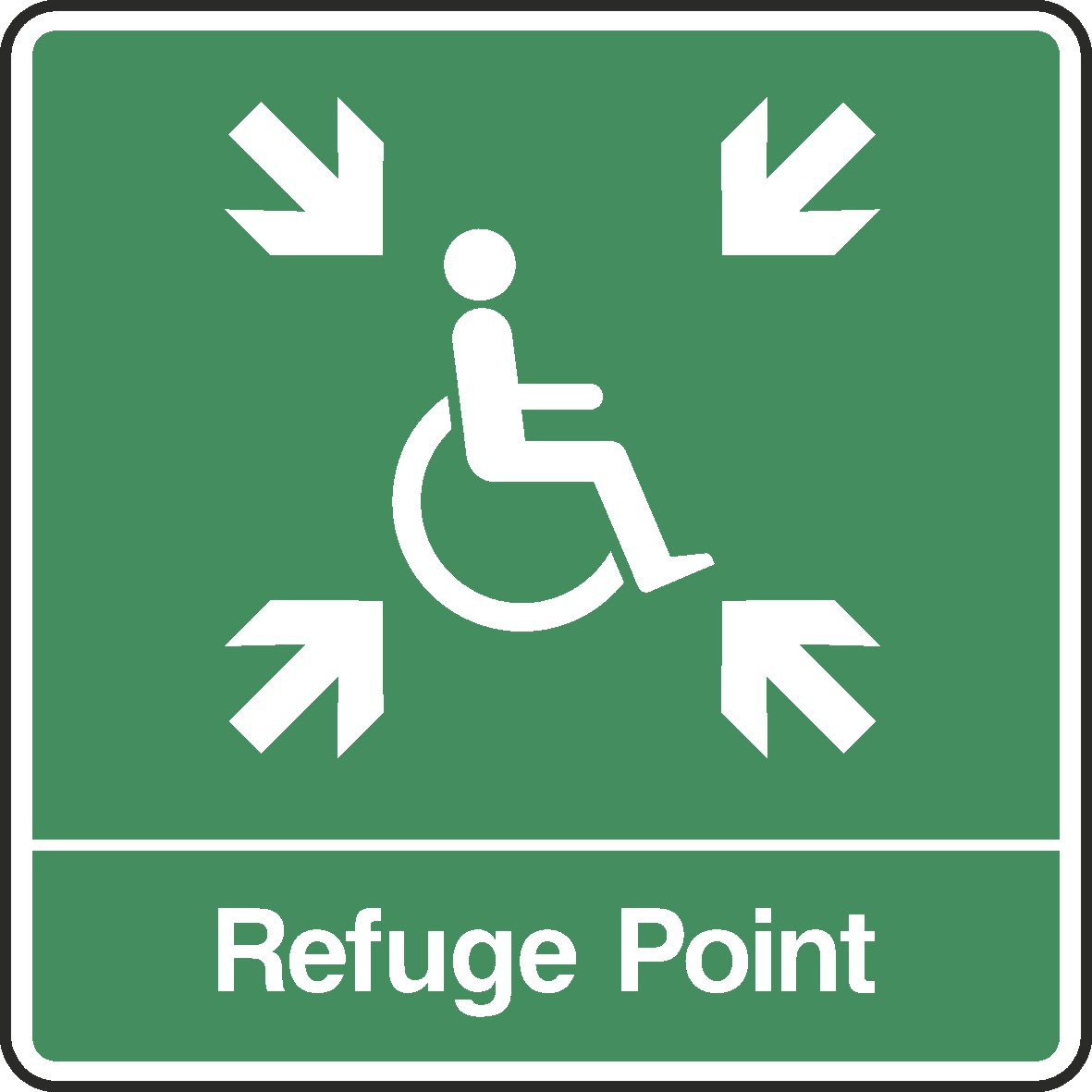 Refuge Point Signs and Stickers