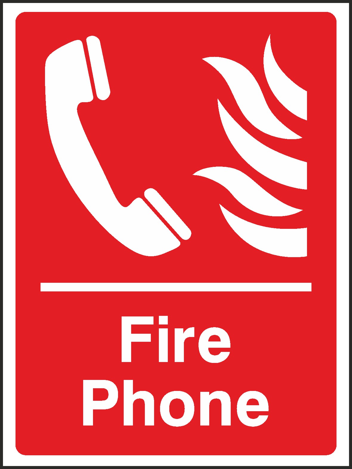 Fire Phone Signs and Stickers