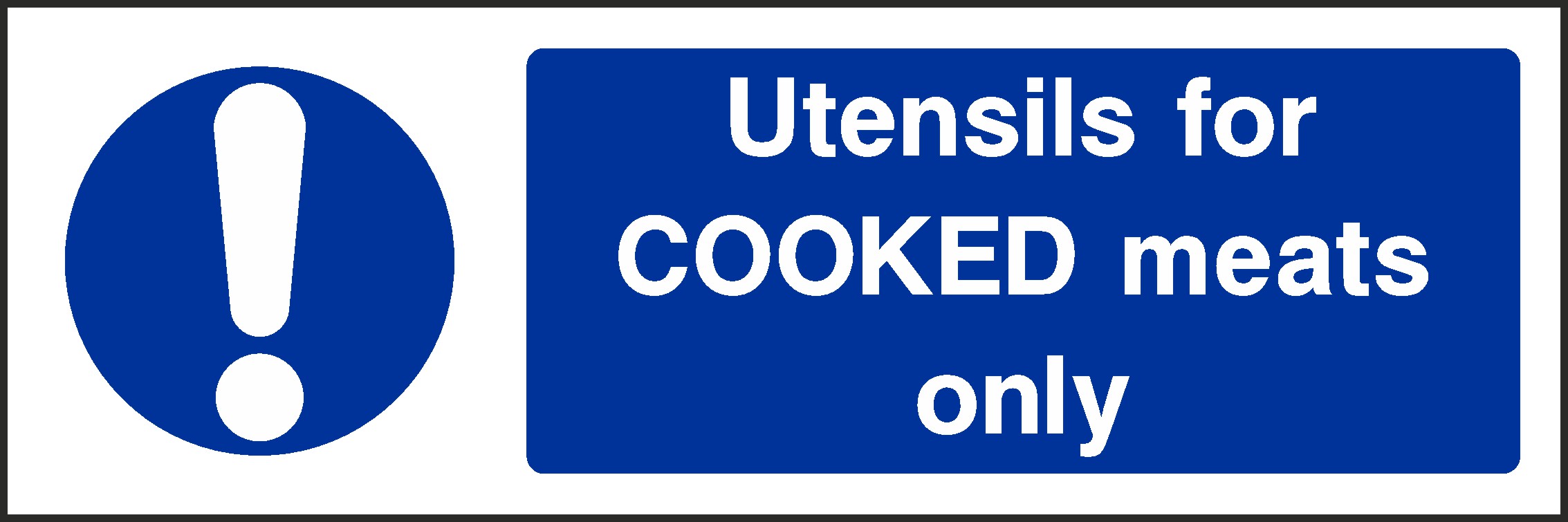 Cooked Meats Signs and Stickers