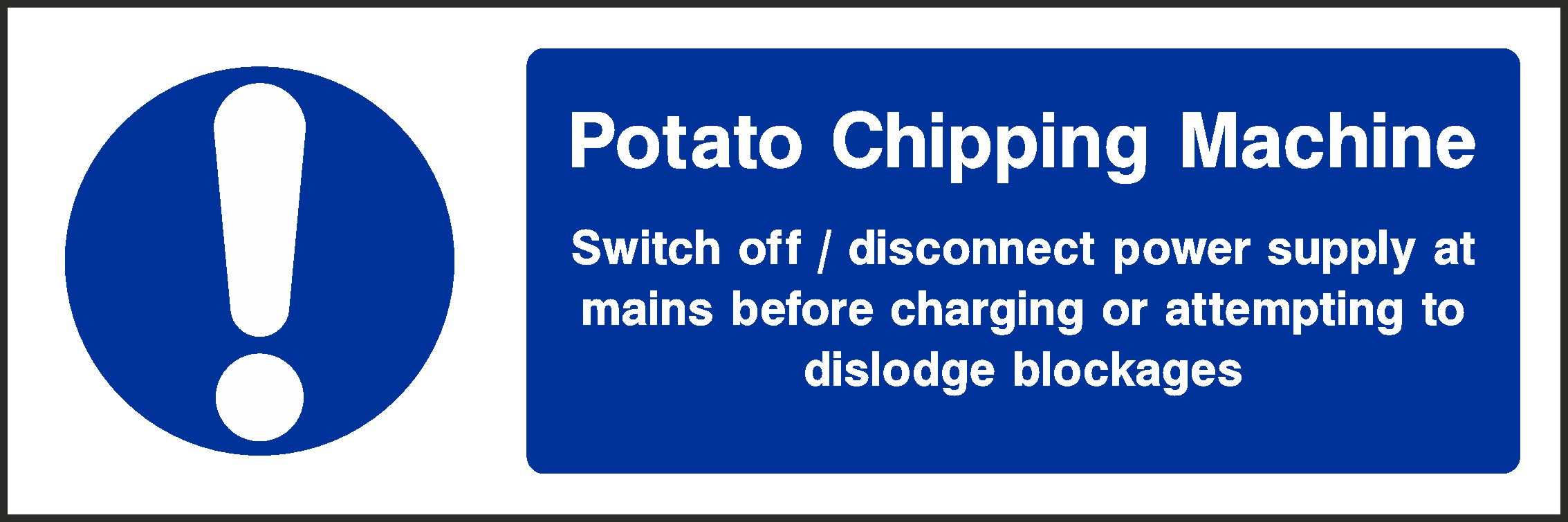 Potato Machine Signs and Stickers