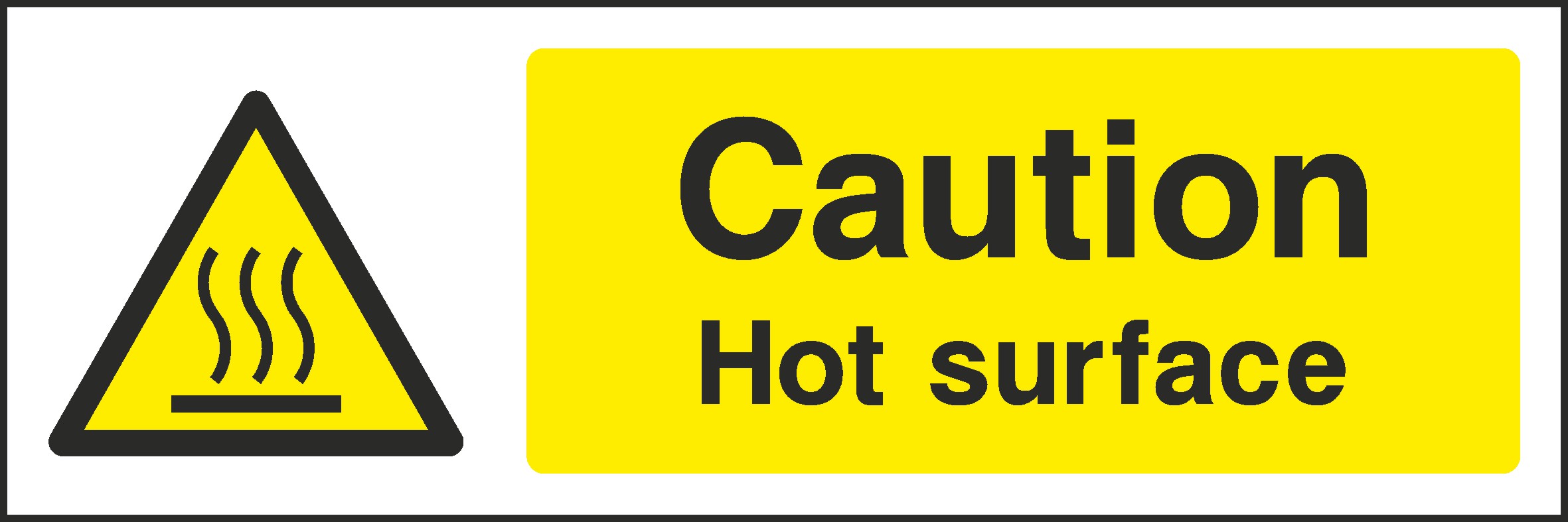 Hot Surface Signs and Stickers