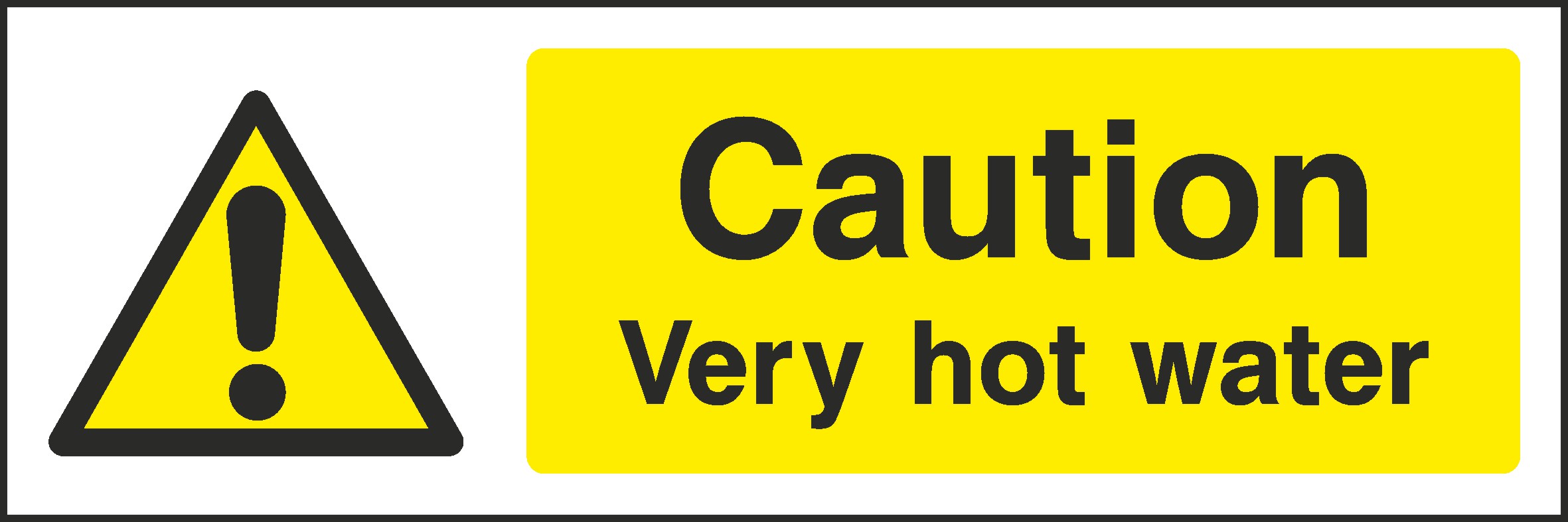 Hot Water Signs and Stickers
