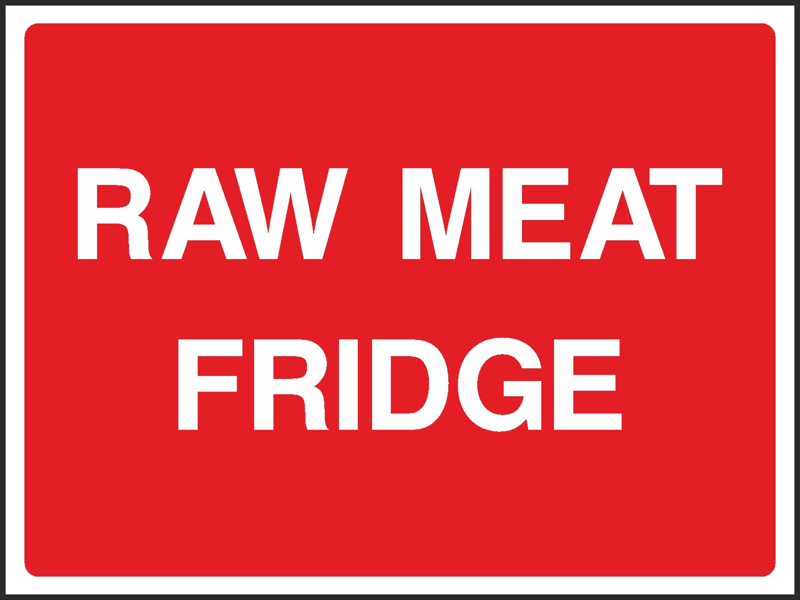 Raw Meat Signs and Stickers