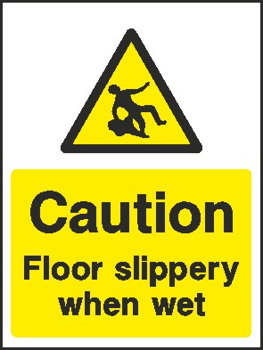 Slippery Floor Signs and Stickers