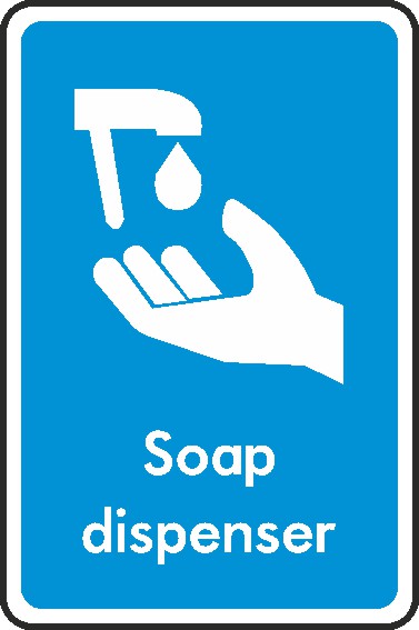 Soap Dispenser Signs and Stickers