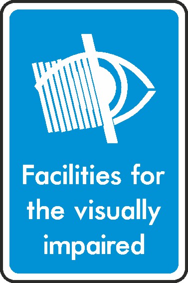 Visually Impaired Signs and Stickers