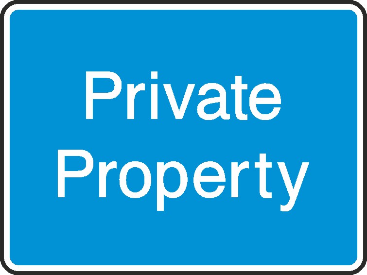 Private Property Signs and Stickers