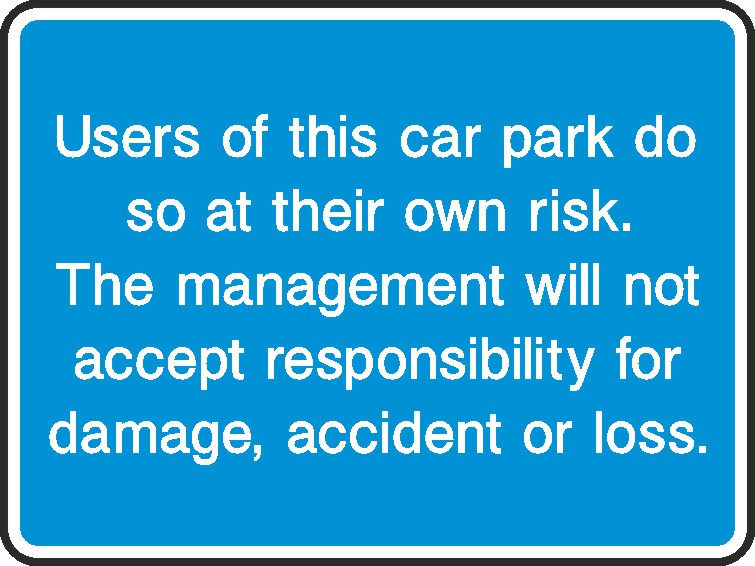 Do So At Their Own Risk Signs and Stickers