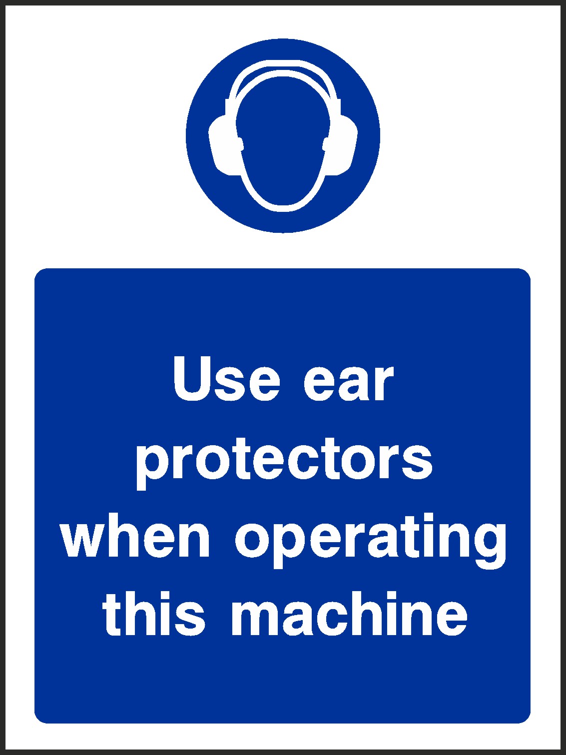 Use Ear Protection Signs and Stickers