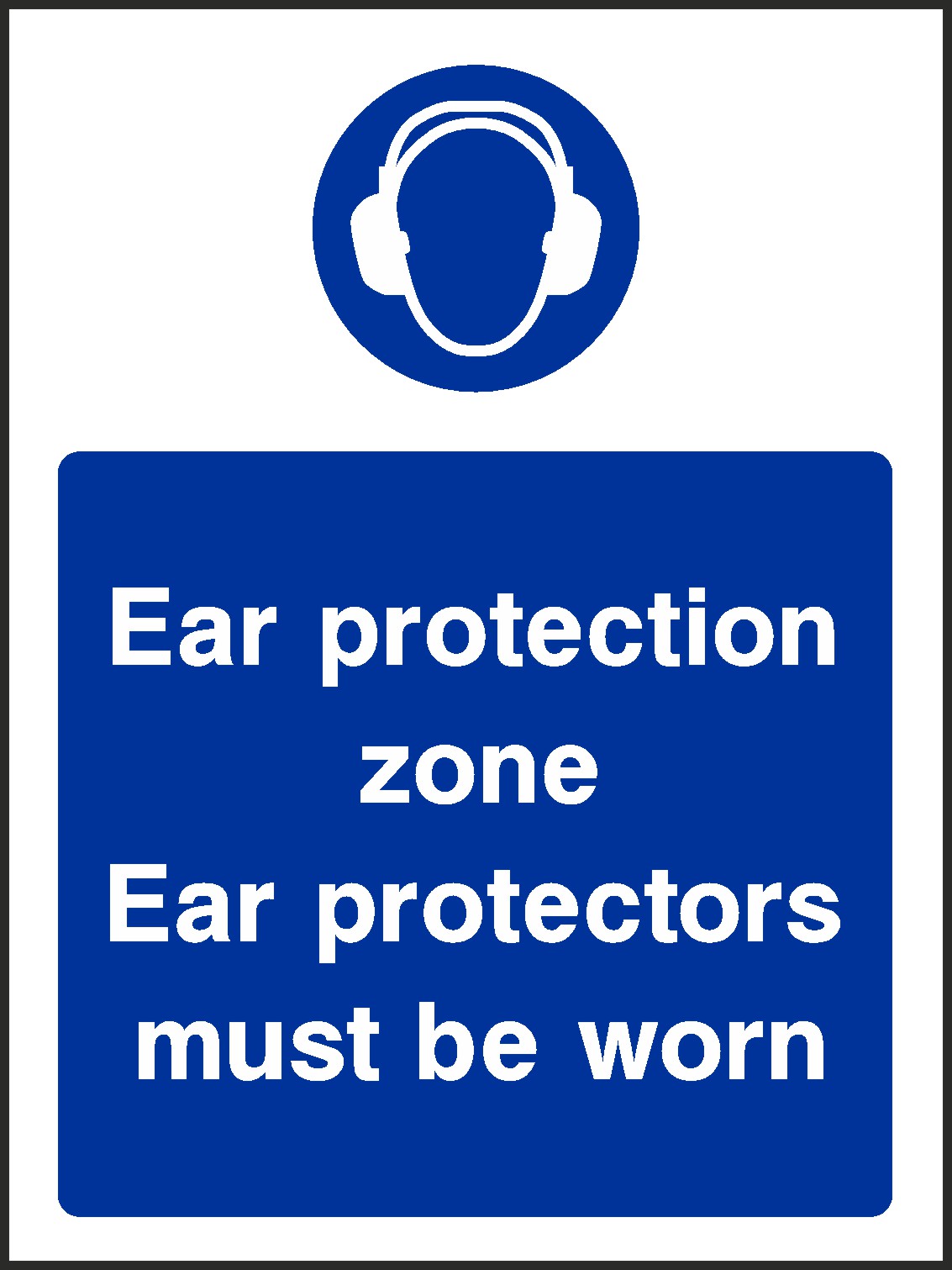 Ear Protection Signs and Stickers