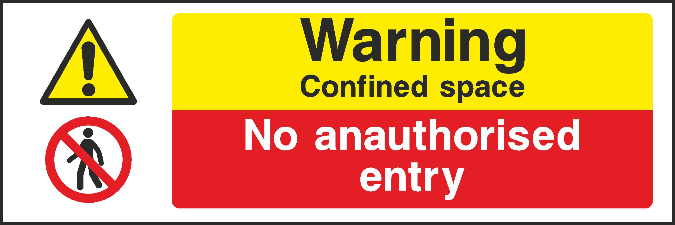 Confined Space Signs and Stickers