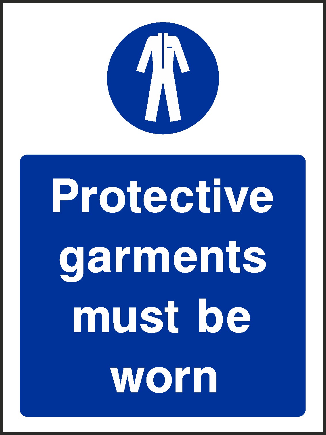 Protective Garments Must Be Worn Signs and Stickers