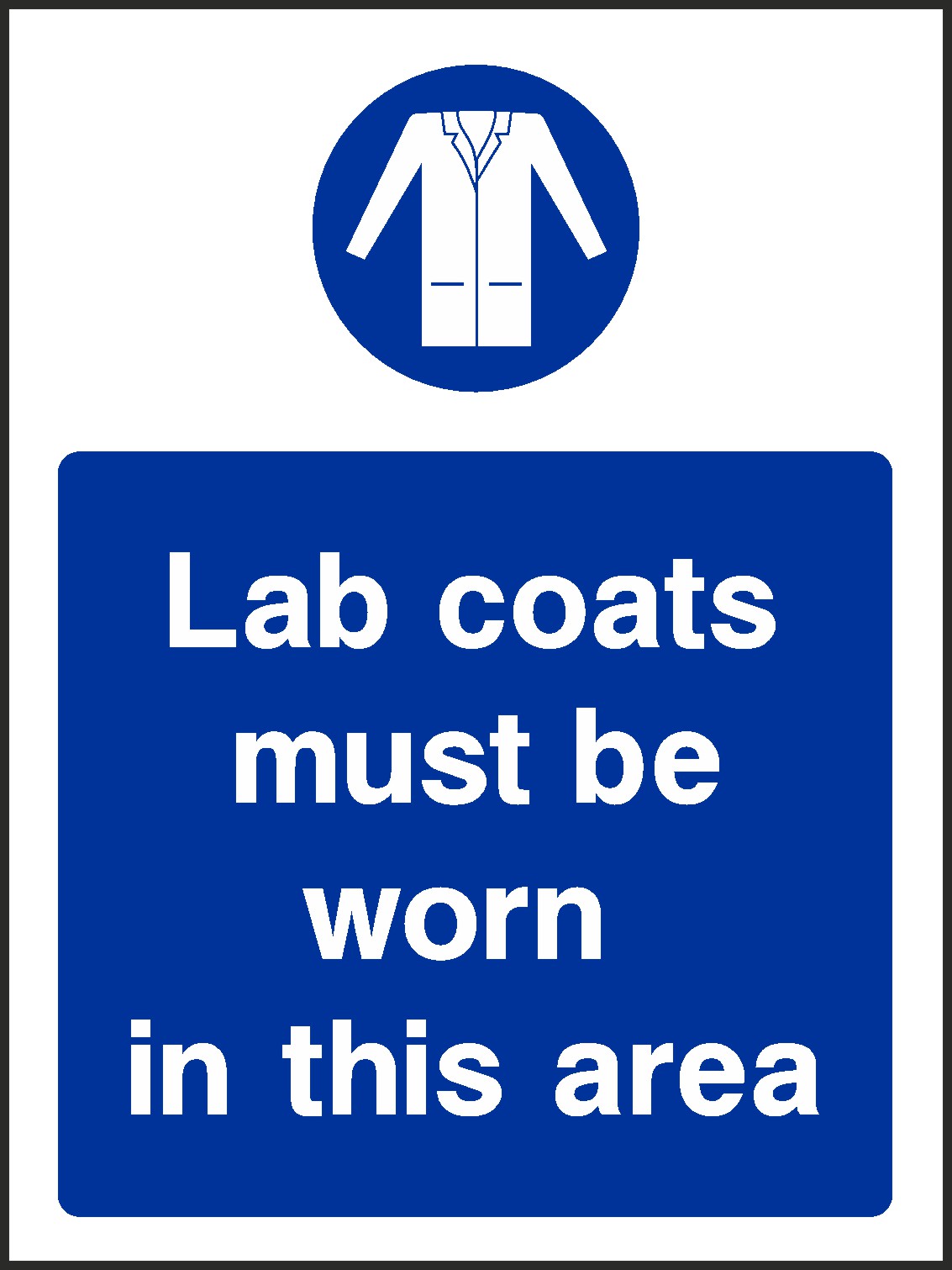 Lab Coats Signs and Stickers