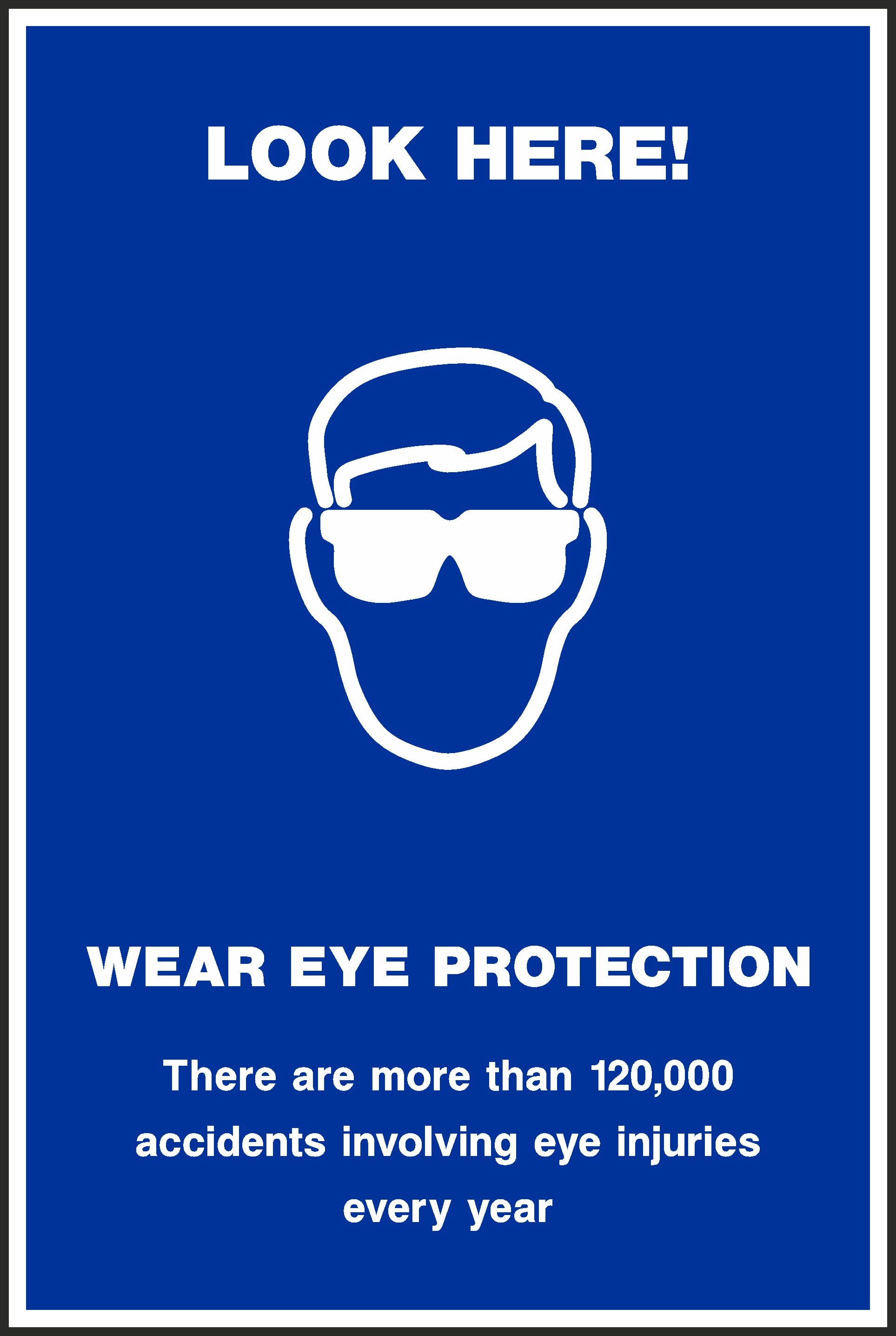 Wear Eye Protection Signs and Stickers