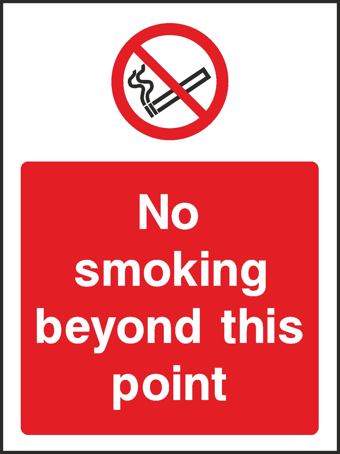 No Smoking Public Signs and Stickers