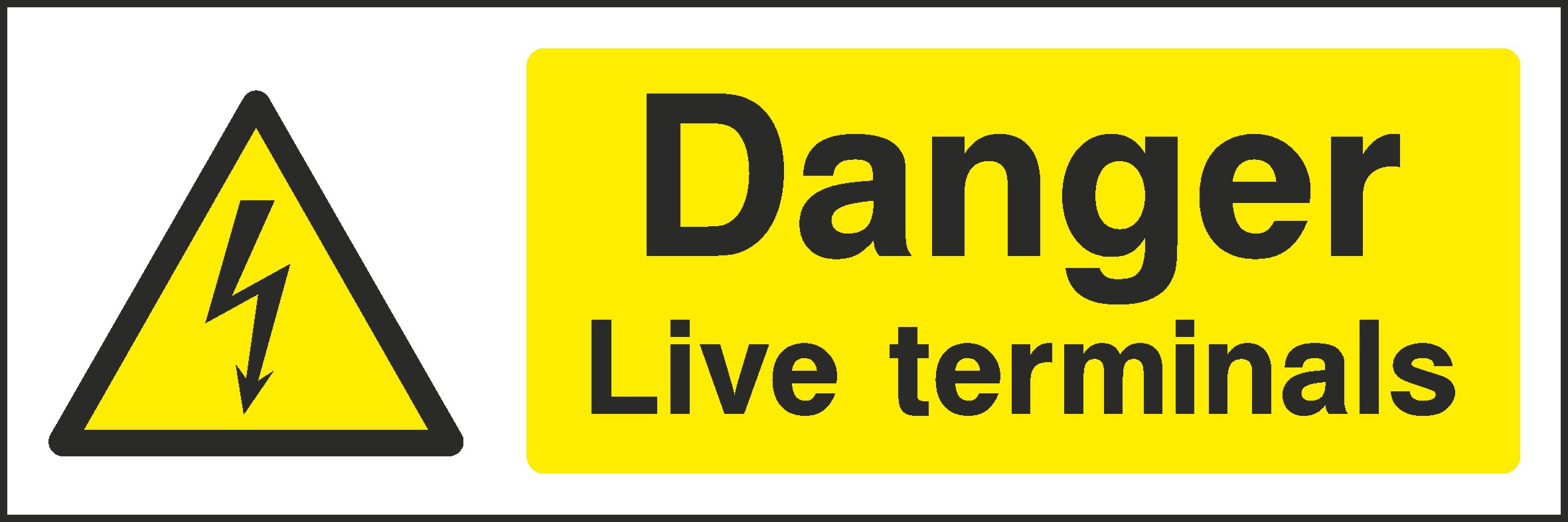 Live Terminals Signs and Stickers