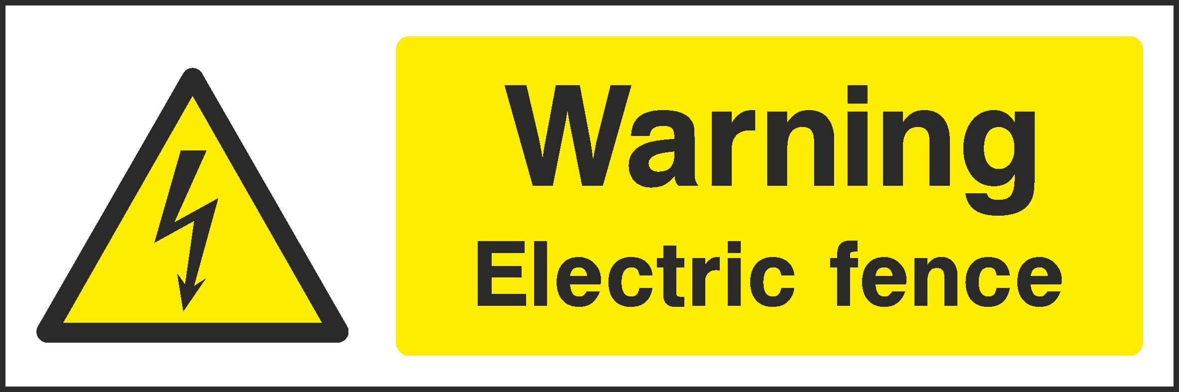 Electric Fence Signs and Stickers