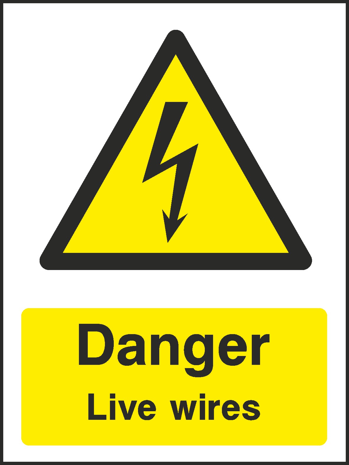 Live Wires Signs and Stickers