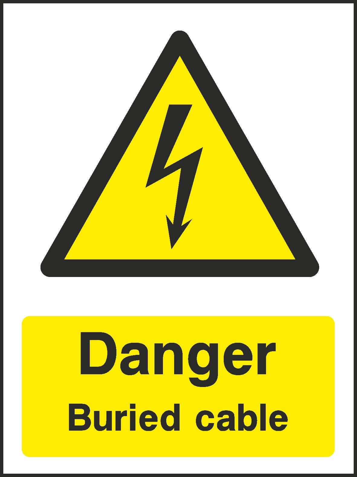 Buried Cable Signs and Stickers