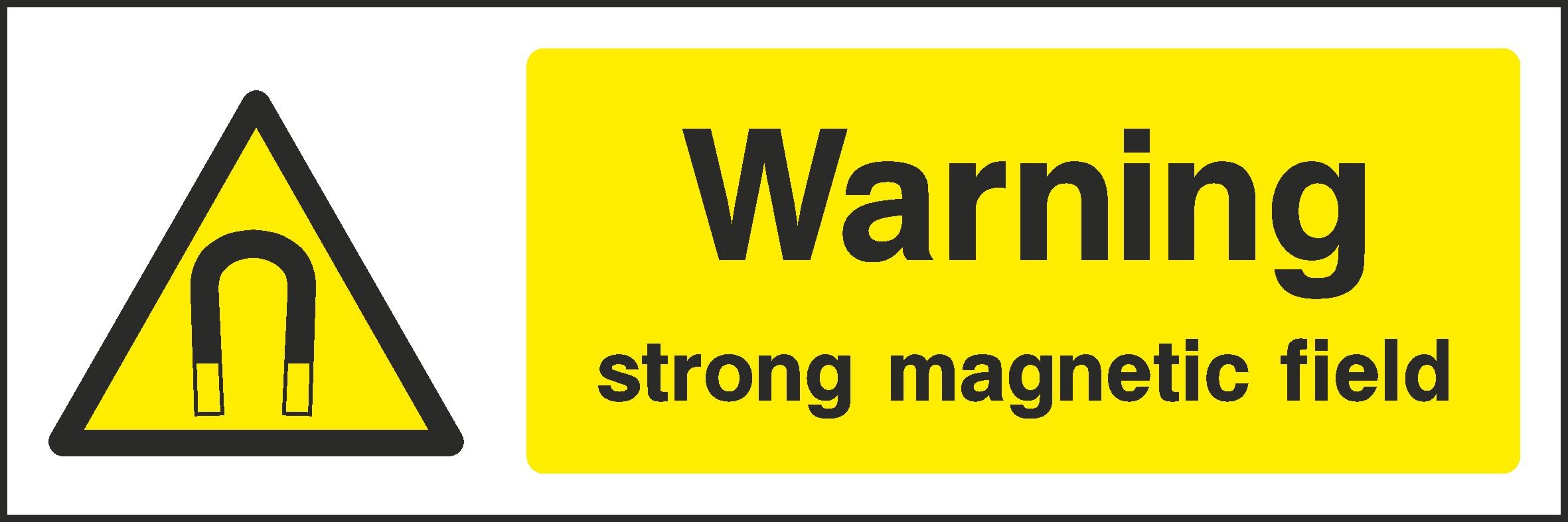 Magnetic Field Signs and Stickers