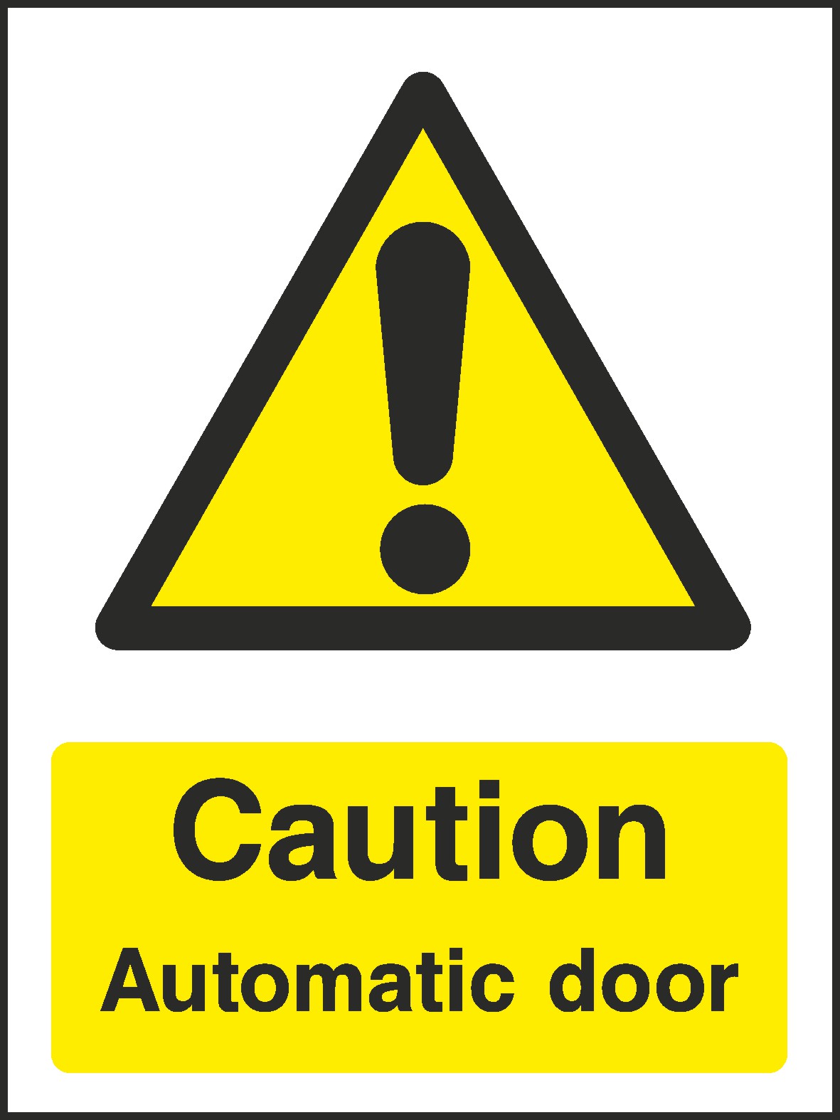 Automatic Door Signs and Stickers