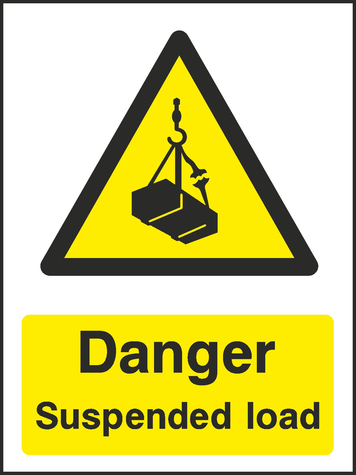 Suspended Load Signs and Stickers