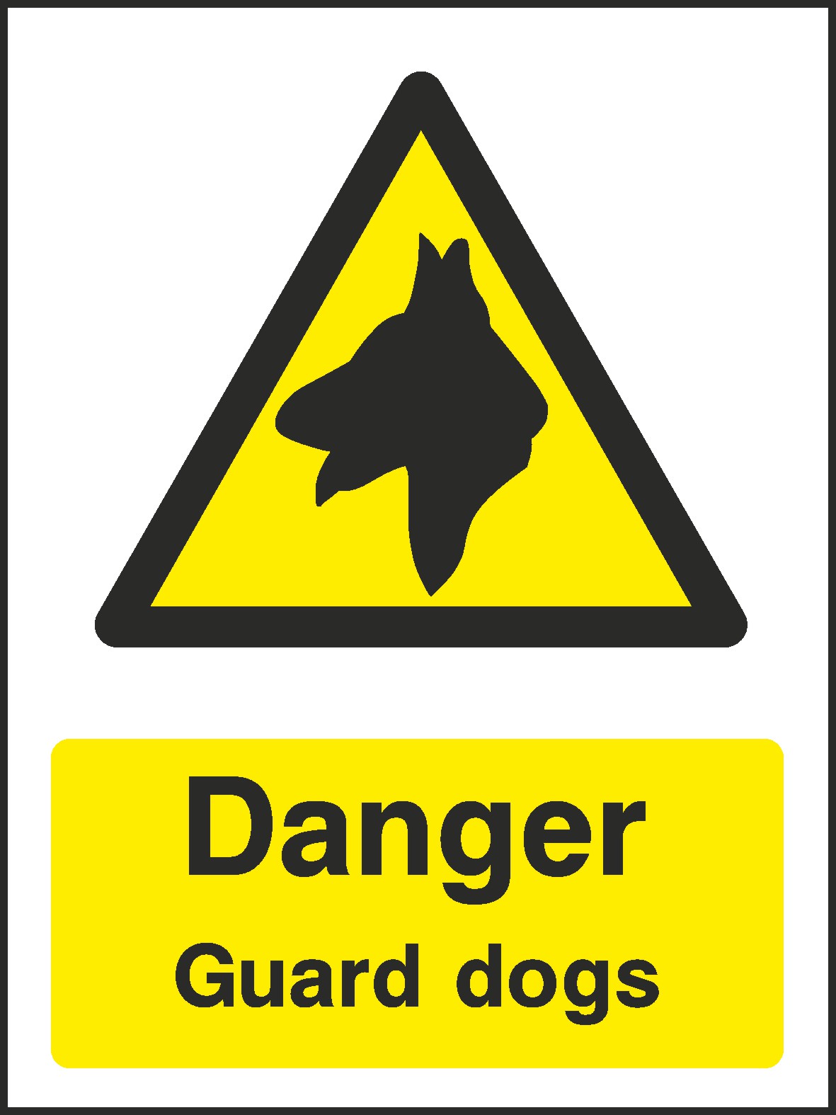 Guard Dogs Signs and Stickers